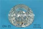 crystal down light